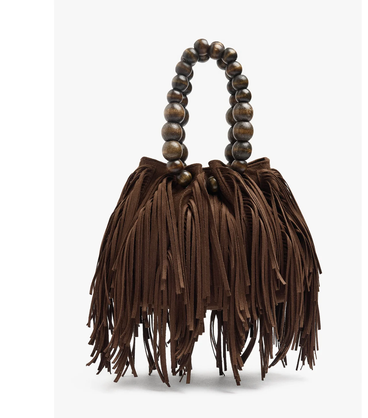 Brown Fringe Bag