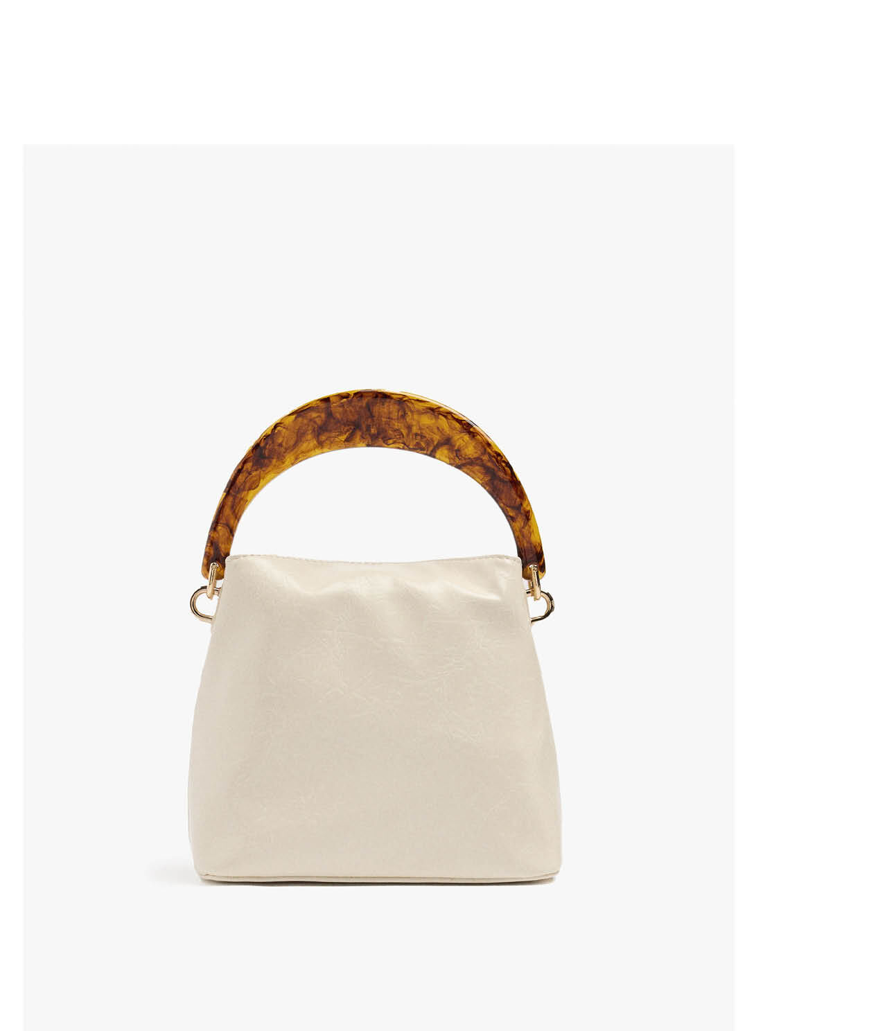 Beige Fringe Bag